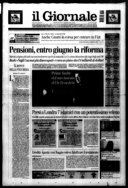 Il giornale : quotidiano del mattino